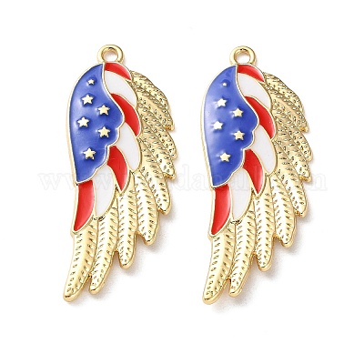 Подвески из сплава с эмалью ко дню независимости ENAM-I069-02G-01B-1