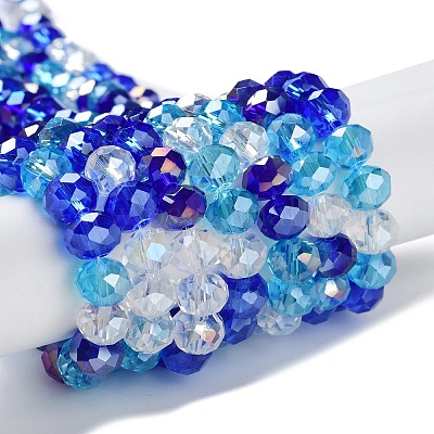 Стеклянные бусины EGLA-A034-M8mm-25-1