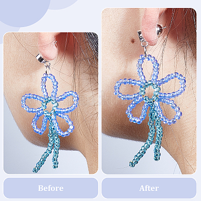 24 шт. Латунные гайки для ушей&nbsp;KK-ME0003-65P-1