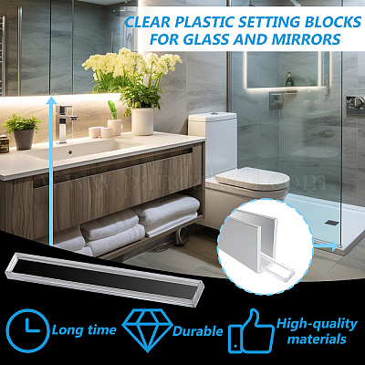 120 шт. прозрачные акриловые листы FIND-GA0007-20B-1