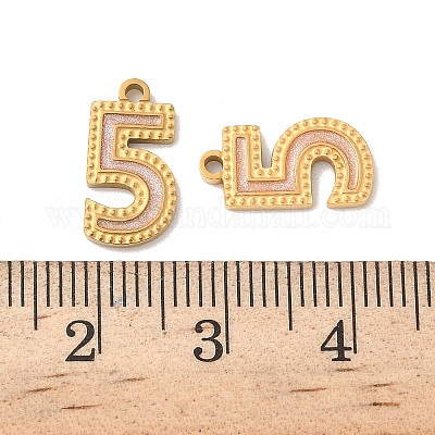 Подвески из нержавеющей стали 304 с эмалью STAS-I351-20G-5-1