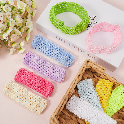 30 шт. эластичные повязки на голову из полиэстера двух цветов OHAR-GF0001-33A-1