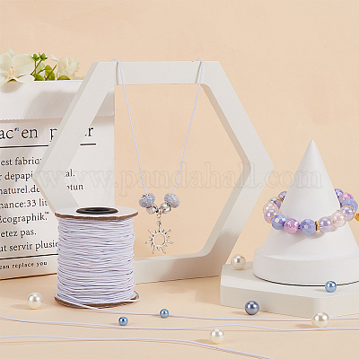 Упругие круглые Бисероплетение шнуры нейлоновые нити NWIR-SP0001-01B-1