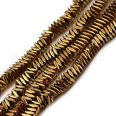 Ромб немагнитная синтетический гематит бисер пряди G-D724-06-1