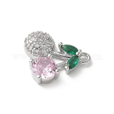 Латунные микро проложить кубического циркония подвески KK-P290-02B-P-1