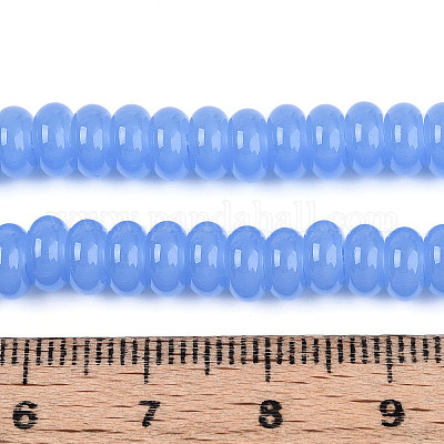 Имитация нефритовые четки стекла&nbsp;GLAA-ZX008-6mm-17E-1