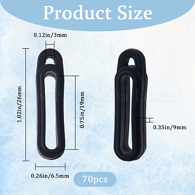 70 шт. силиконовый кулон с защитой от потери SIL-GF0001-36A-1