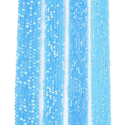 Прозрачные стеклянные бусины&nbsp;LS-EGLA-A044-T2mm-MB08-1