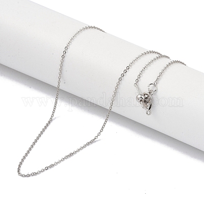 Латунные кабельные цепи ожерелья KK-P266-01P-1