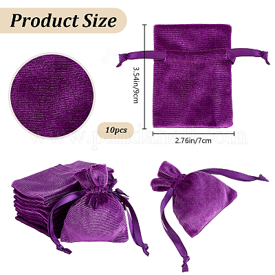 10 шт. бархатные мешочки для хранения TP-BBC0001-12B-03-1