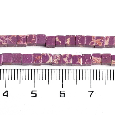 Нити бусин из окрашенного натурального регалита/императорской яшмы/морского осадка яшмы G-B129-A04-01-1