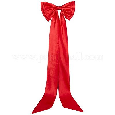 Съемный бант из полиэстера для одежды AJEW-WH20020-205C-1