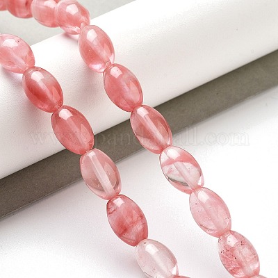 Вишневого кварца стеклянные бусы пряди G-B106-B02-01-1