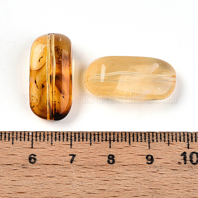 Прозрачные акриловые бусины TACR-T028-36F-1