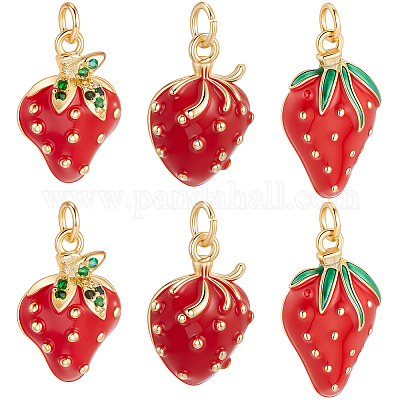 Кулоны с эмалью из латуни KK-BBC0019-49-1