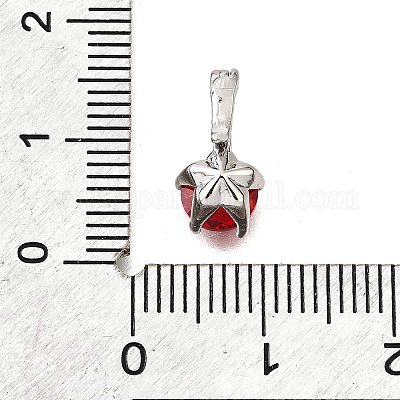 Латунные микро проложить кубического циркония подвески KK-D356-05C-P-1