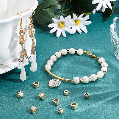 60шт 3 стиля латунные бусины KK-BC0012-39-1