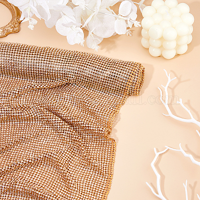 Алюминиевый рулон сетки со стразами DIY-WH0588-42-1