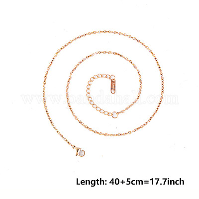 2 мм унисекс 304 нержавеющая сталь тросовые цепи ожерелья HX8637-3-1