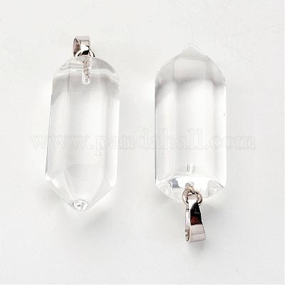 Латунь стекло кулоны G-O160-03M-1