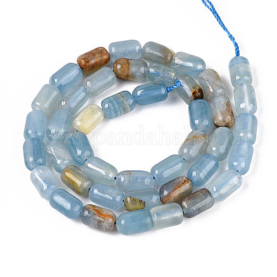 Нити из натурального голубого кальцита G-G980-53A-1