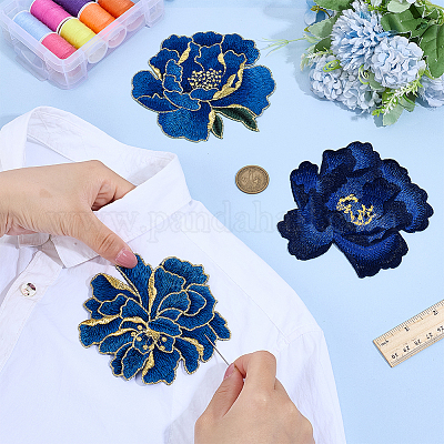 3 шт. 3-х цветные полиэстеровые нашивки на одежду&nbsp;PATC-PH0001-54-1