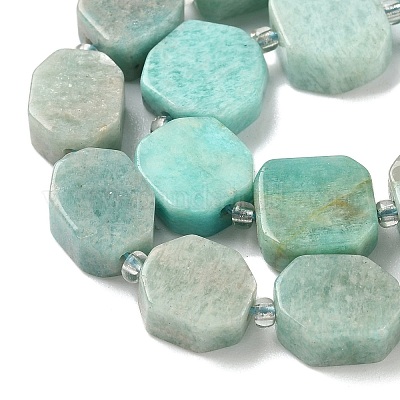 Природных амазонит бисер нитей G-I394-D26-1