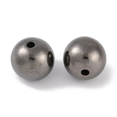 Пластиковые круглые бусины ccb&nbsp;ALUM-U001-08A-07-1