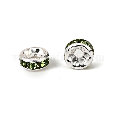 Латунь марки А горный хрусталь Spacer бисер RSB034NF-10-1