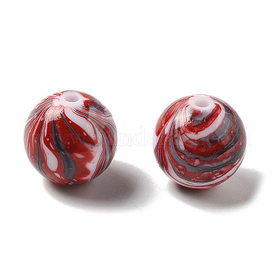 Краска для запекания непрозрачные акриловые бусины OACR-H049-03A-1