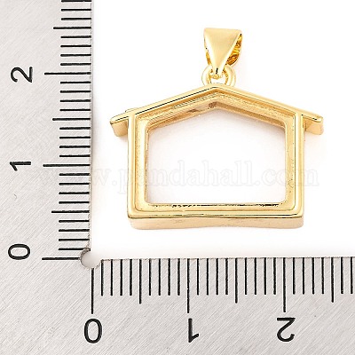 Стойки обшивки латунь медальона подвески KK-F874-01G-06-1