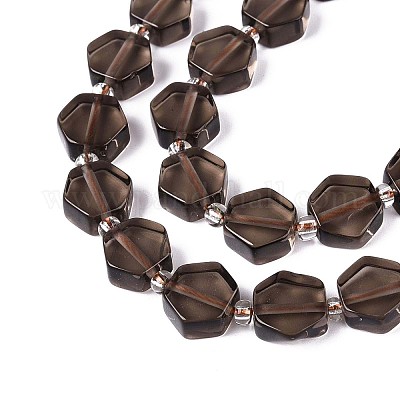 Натуральные ледяные обсидиановые бусинки G-P534-A15-01-1