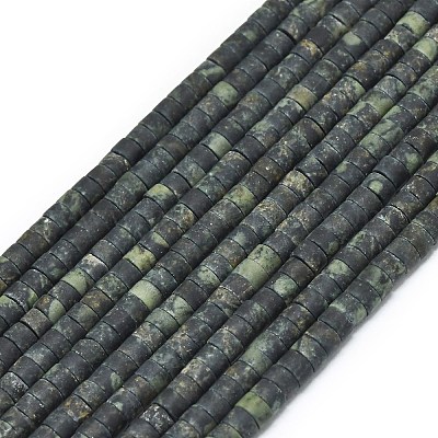 Натуральные пряди камбабы из яшмы G-P575-B13-4x2mm-1