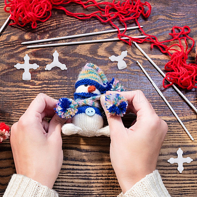 Пластиковая фигурка подвижный скелет AJEW-UN0002-53-1