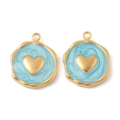 Подвески из эмалированной нержавеющей стали 304 STAS-U057-14G-02-1