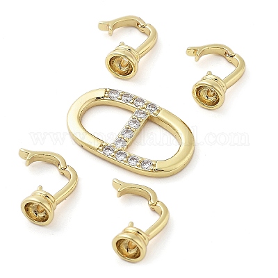 Латунь раз по сравнению с застежками KK-Z080-03G-1