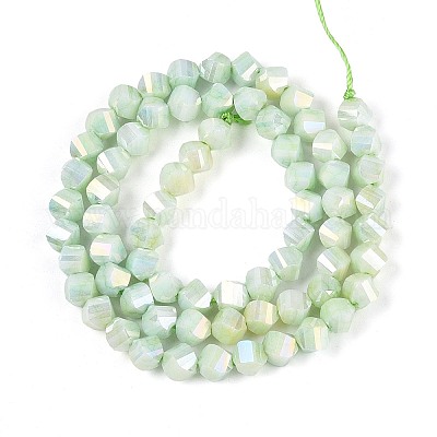 Антикоррозийные гальванические стеклянные бусины GLAA-T025-6mm-14D-1