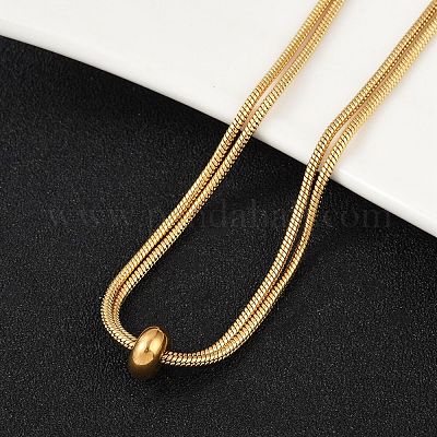 Регулируемые слайдеры из нержавеющей стали 304 с ионным покрытием (IP) NJEW-L156-004G-1