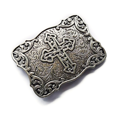 Cross clearance belt buckles