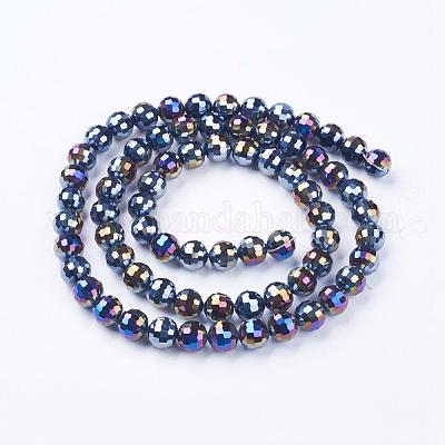 Гальванические стеклянные бусины EGLA-R040-10mm-M-1