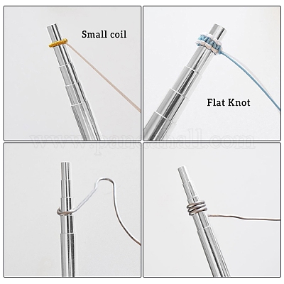 鉄線巻線棒 ワイヤーラッピングツール ブルー ループサイズ：1.5mm / 1.7mm / 2.7mm / 3.8mm / 5mm / 6mm /  7mm / 8mm / 9mm / mm 10mm 143.5x13.5mm 141.5x7.5個/セットの通販 - PandaHall（パンダホール）