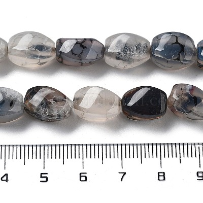 Природных вены драконов агат бисер нитей G-G172-01V-1