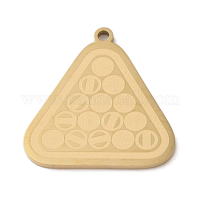 201 pendentifs en acier inoxydable&nbsp;STAS-C095-04G-1