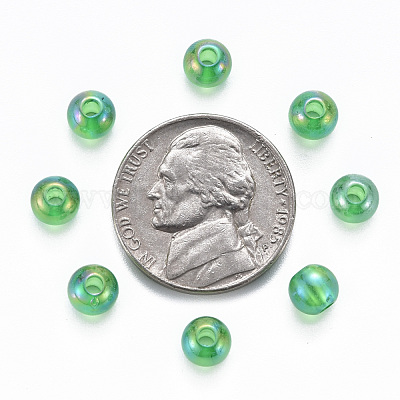 Прозрачные акриловые бусины MACR-S370-B6mm-734-1