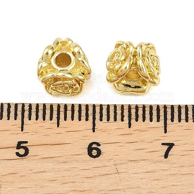 Латунные бусины&nbsp;KK-D109-06G-1