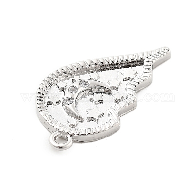 Латунные микро проложить кубического циркония подвески KK-L228-25B-P-1