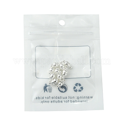 10шт круглые латунные магнитные застежки с петлями KK-FS0001-34S-1