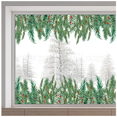 Adesivi statici per finestre in pvc&nbsp;AJEW-WH0385-0009-1