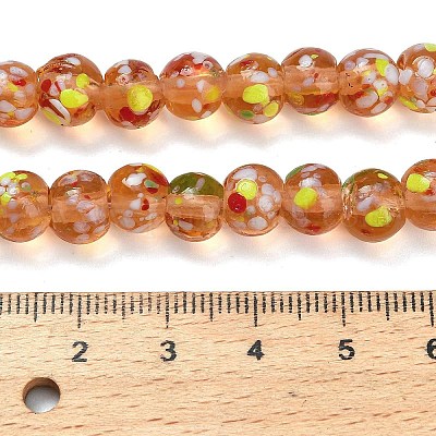 Бусы лэмпворк ручной работы&nbsp;LAMP-H071-01B-05-1