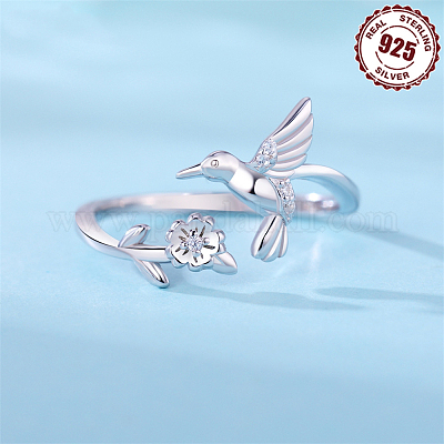 Кольца-манжеты из стерлингового серебра с родиевым покрытием и прозрачными кубическими цирконами FS-WGAAA9B-01-1